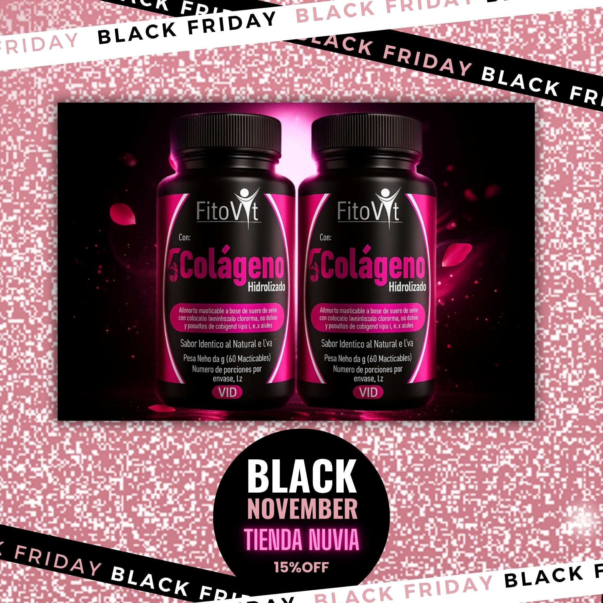 5 COLAGENOS X 60 UND FITOVIT - 15% DE DESCUENTO - ÚLTIMAS UNIDADES