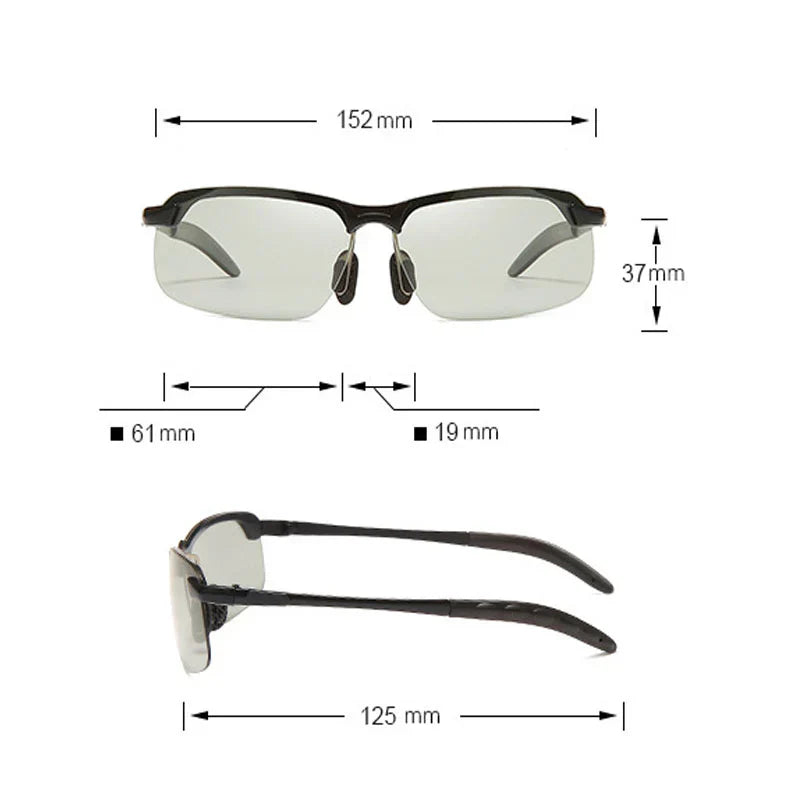 VisionDrive Pro — Marco metálico resistente gafas de conducción