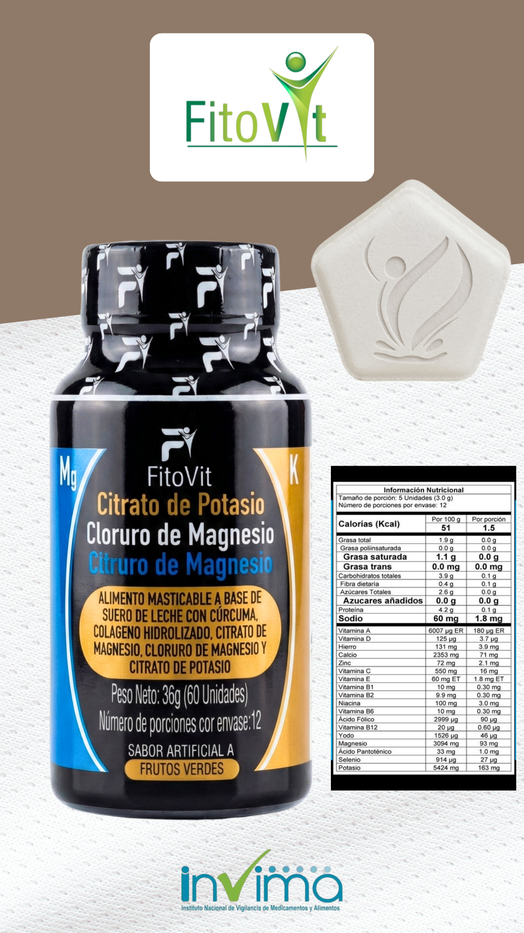 CITRATOS X 60 UND FITOVIT