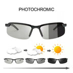 VisionDrive Pro — Lentes fotocromáticos UV400 detalle
